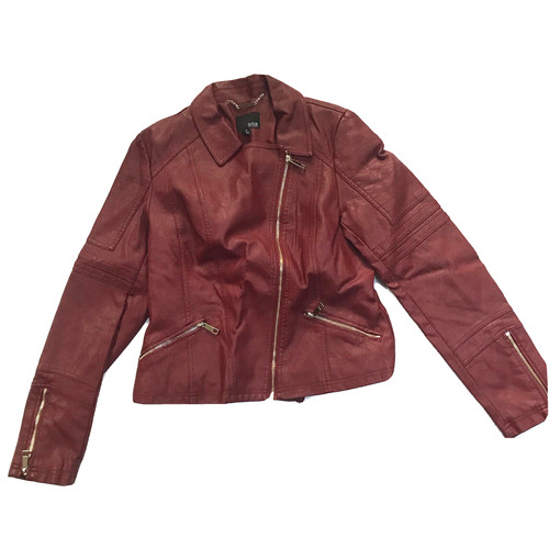 Giacca moto pelle donna - giacca,