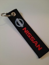 Portachiavi Nissan Tessuto Nero - Regalo Passione Auto Estetica