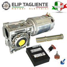 MOTORIDUTTORE DC 12V 450W 100RPM + CONTROLLER 12V 90A SALPAPALAMITO VERRICELLO