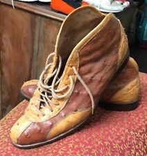 Scarpe HARRIS N. 40-40.5 Pelle di STRUZZO Ostrich rrp €600,00 - Made In Italy