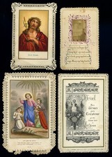 santini merlettati-holy cards lace-canivets-spitzebildichen LOTTO N.684
