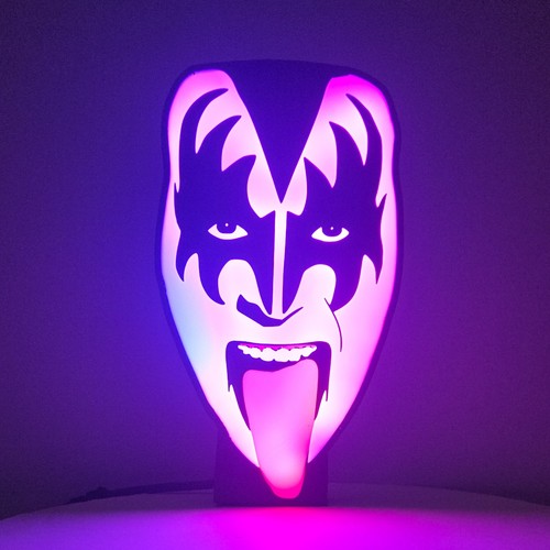 Gene simmons face paint - gene, 3d