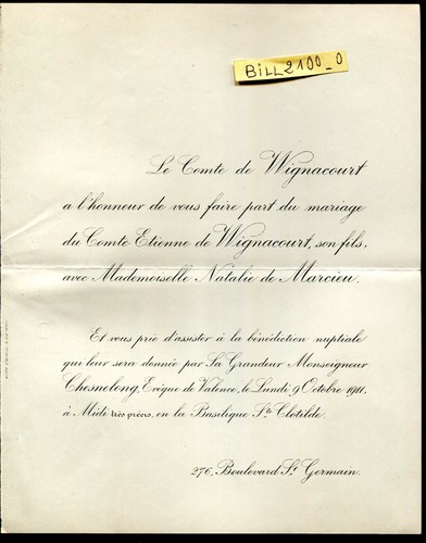 Faire part mariage - faire-part, de