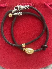 Misani leather gold bracelet