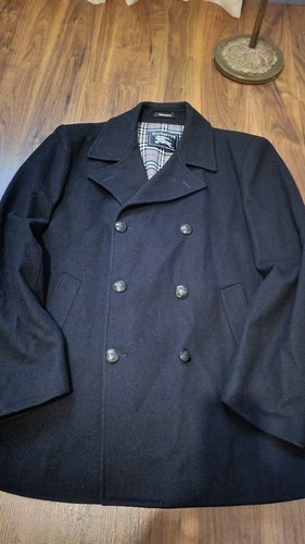 Spolverino burberry uomo blu - spolverino,