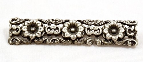 Spilla floreale 835 argento - floreale,