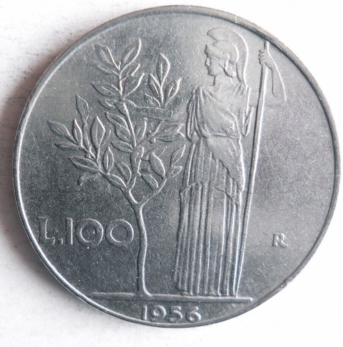 1956 italia 100 lire moneta - 1956,