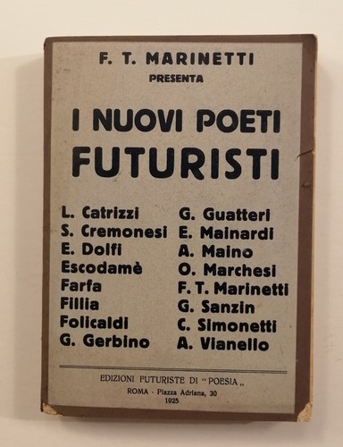 Marinetti filippo tomaso - filippo, f.t