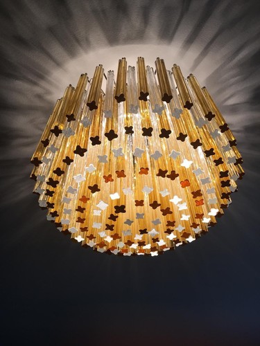 Lampadario quadrilobi venini - lampadario,