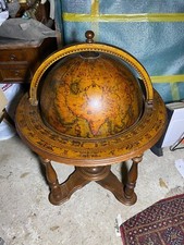 Carrello mappamondo da bar vintage