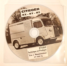 CD MANUALE OFFICINA RIPARAZIONE CITROEN HY-HX-HZ +USO E MANUTENZIONE FURGONE HY*