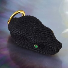Ciondolo testa serpente - testa, di