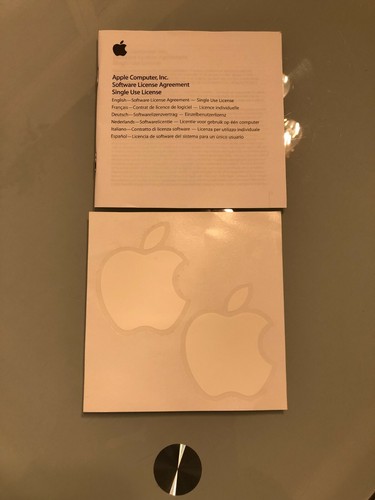 Apple coppia adesivi - apple,