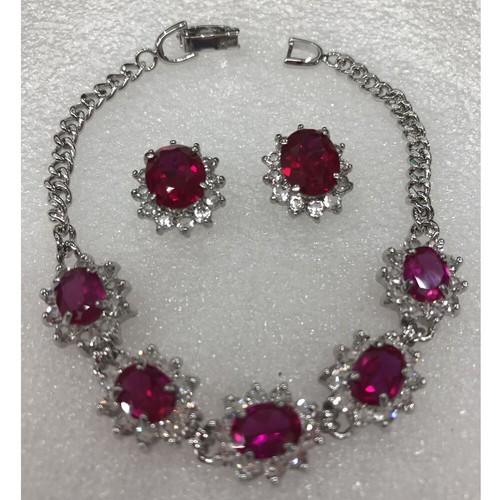 Orecchini bracciale strass