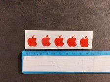 5 Adesivi In Vinile Rosso