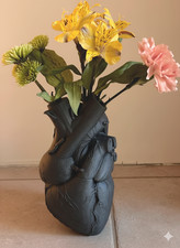 Vaso cuore anatomico stampato