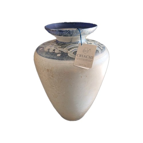 Vaso vetro criachi lavorato - criachi,