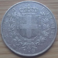Lire 1871 roma regno - lire, r