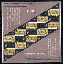 Olanda 1989 Michel 1374 foglietto 100% nuovo di zecca dicembre, candela, 50 C...