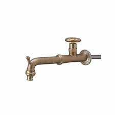 Belfer RUB007 Rubinetto in Ottone Lungo Semplice per Giardini e Terrazze