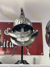Elmo da Gladiatore SPARTACUS Romano in Acciaio – Taglia Adulta – Rievocazione