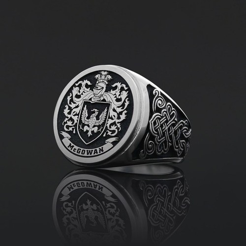 Anello sigillo argento - anello,