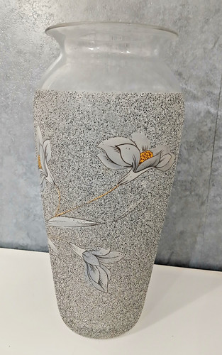 Vaso vetro sabbiato - in,