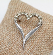 SPILLA CUORE CON BRILLANTI