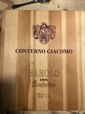 Cassetta Vuota Da Tre Bottiglie Barolo MonFortino Riserva 2010 Vedi Descrizione