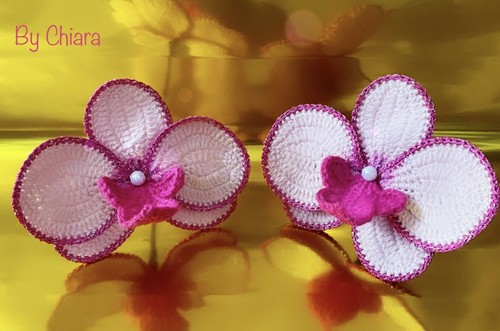 Orchidea all uncinetto - orchidea, all’uncinetto