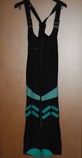 vintage salopette ski suit jet