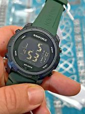 Orologio uomo Digitale Silicone Militare Sportivo Crono Data 5ATM stile G-Shock
