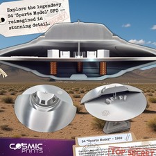 Bob Lazar UFO Model | S4 Sports Model Cutaway | Sci-Fi Display Collectible