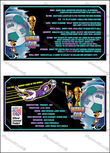 Bally world cup soccer 1994 - world,