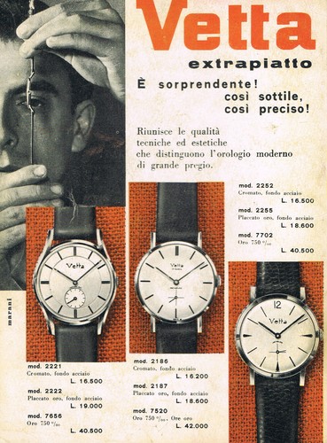 Pubblicità orologi vetta - pubblicità,