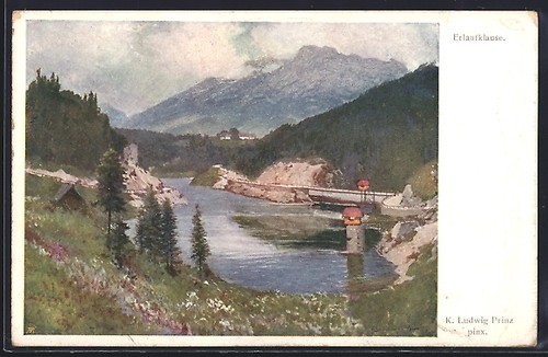 Cartolina artista karl - cartolina, d'artista