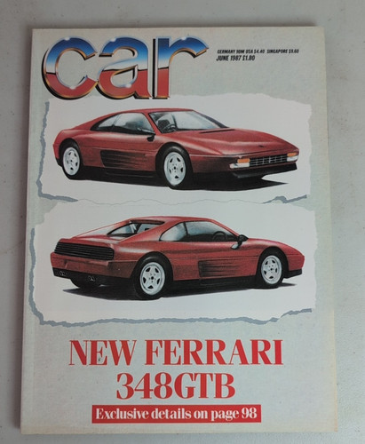 Car magazine 1987 - car, june