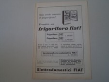 advertising Pubblicità 1957 FRIGORIFERO FIAT