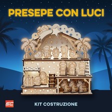 Presepe con luci led incluse-
