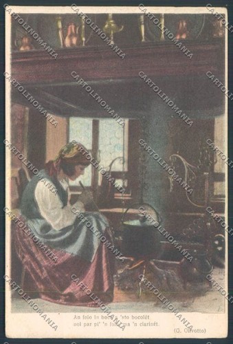 Udine costumi cartolina - fg,