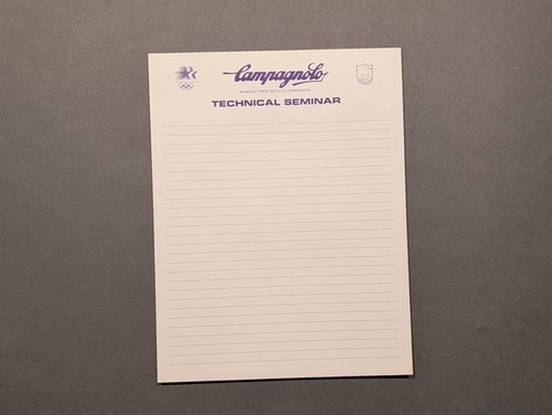 Blocco note vintage campagnolo - blocco,