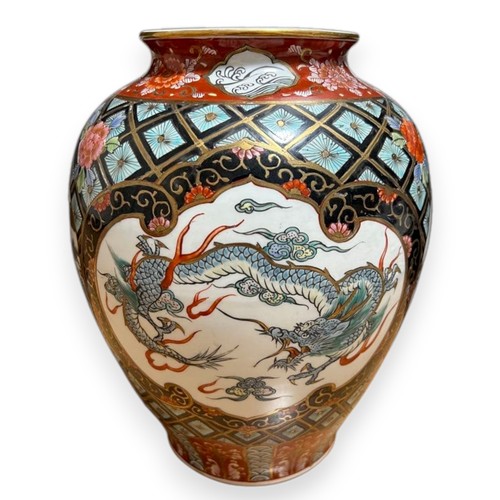 Vaso porcellana dragon phoenix - porcellana,