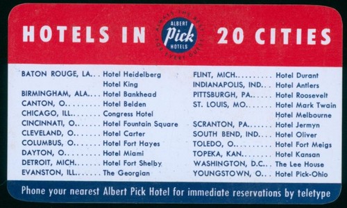 1955 albert pick - 1955,