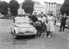 Fiat Sport 500 auto da rally Brunetto Frueder vincitore 1958 Liegi-Brescia-Liegi rally 