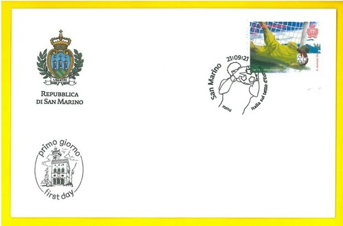 San marino 2021 fdc calcio - marino,