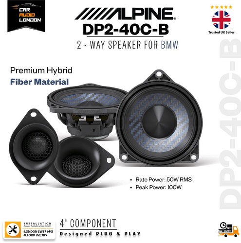 Alpine dp2 40c altoparlanti - dp2-40c-b,