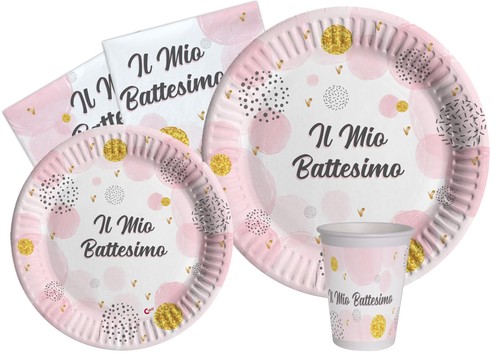 Kit party tavola battesimo - kit,