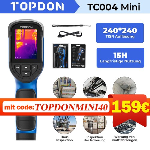 Topdon tc004 mini - mini, termocamera