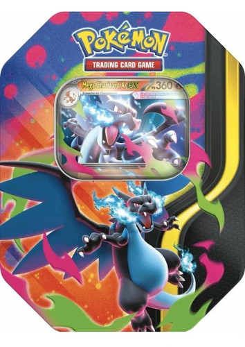 Pokemon tin collezione mega - pokemon, da