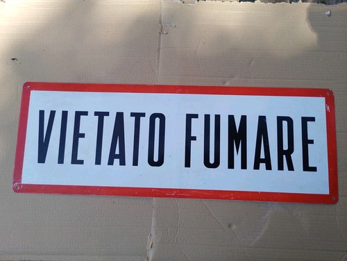 Vietato fumare cartello - vietato,